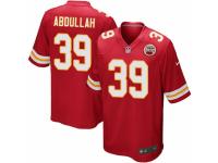 Youth Nike Kansas City Chiefs #39 Husain Abdullah Red Team Color NFL Jersey