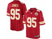 Youth Nike Kansas City Chiefs #95 Chris Jones Red Team Color NFL Jersey