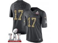 Youth Nike New England Patriots #17 Devin Street Limited Black 2016 Salute to Service Super Bowl LI 51 NFL Jersey