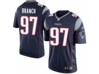 Youth Nike New England Patriots #97 Alan Branch Navy Blue Team Color NFL Jersey