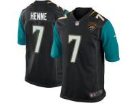 Youth Nike NFL Jacksonville Jaguars #7 Chad Henne Black Game Jersey