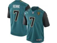 Youth Nike NFL Jacksonville Jaguars #7 Chad Henne Home Teal Green Limited Jersey