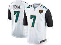 Youth Nike NFL Jacksonville Jaguars #7 Chad Henne Road White Game Jersey