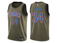 Youth Nike Oklahoma City Thunder #34 Ray Allen Swingman Green Salute to Service NBA Jersey