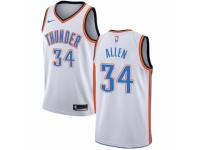 Youth Nike Oklahoma City Thunder #34 Ray Allen White Home NBA Jersey - Association Edition