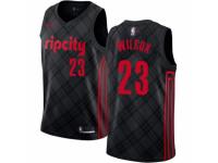 Youth Nike Portland Trail Blazers #23 C.J. Wilcox  Black NBA Jersey - City Edition