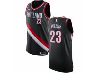 Youth Nike Portland Trail Blazers #23 C.J. Wilcox Black Road NBA Jersey - Icon Edition