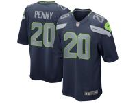 Youth Nike Seattle Seahawks #20 Rashaad Penny Navy 2018 NFL Draft Pick Game Jersey