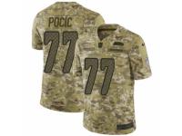 Youth Nike Seattle Seahawks #77 Ethan Pocic Limited Camo 2018 Salute to Service NFL Jersey