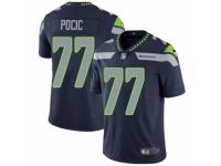 Youth Nike Seattle Seahawks #77 Ethan Pocic Navy Blue Team Color Vapor Untouchable Limited Player NFL Jersey