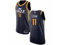 Youth Nike Utah Jazz #11 Dante Exum Navy Blue Road NBA Jersey - Icon Edition