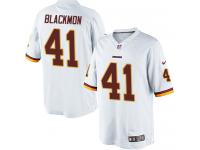 Youth Nike Washington Redskins #41 Will Blackmon Limited White NFL Jersey