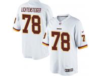 Youth Nike Washington Redskins #78 Kory Lichtensteiger Limited White NFL Jersey