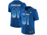 Youth Nike Washington Redskins #91 Ryan Kerrigan Limited Royal Blue NFC 2019 Pro Bowl NFL Jersey
