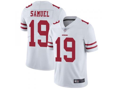 #19 Limited Deebo Samuel White Football Road Men's Jersey San Francisco 49e