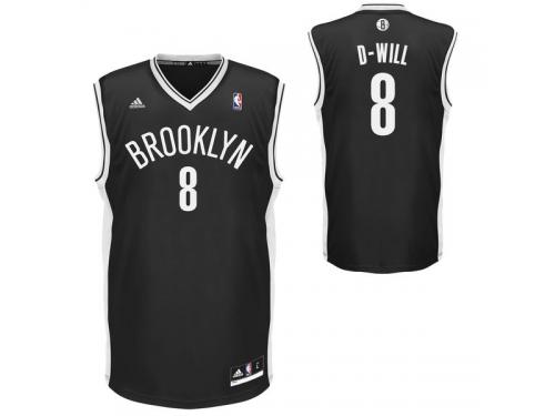 adidas Deron Williams Brooklyn Nets 2013-2014 D-Will Replica Nickname Jersey - Black