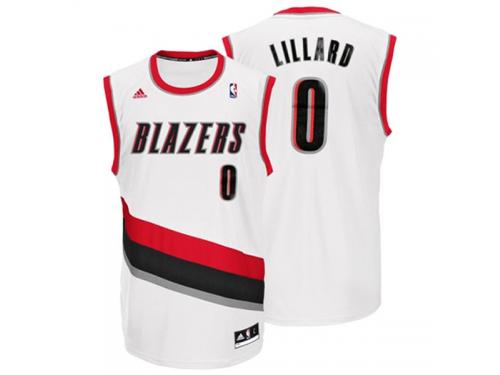 Damian Lillard Portland Trail Blazers adidas Replica Home Jersey - White