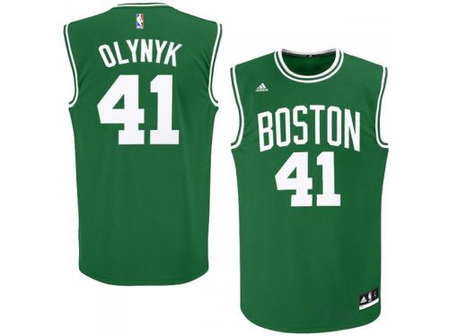 Kelly Olynyk Boston Celtics adidas Road Replica Jersey - Green