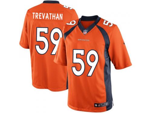 Men Nike NFL Denver Broncos #59 Danny Trevathan Home Orange Limited Jersey