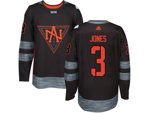 Men Team North America #3 Seth Jones 2016 World Cup of Hockey Black Adidas Jerseys