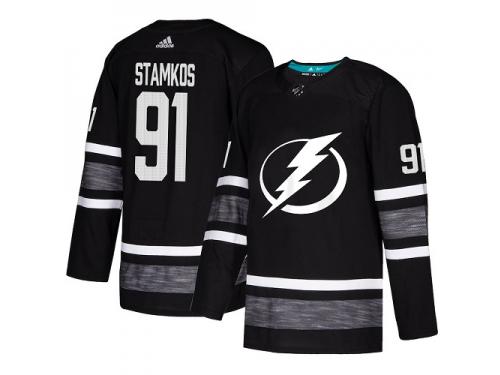 Men's Tampa Bay Lightning #91 Steven Stamkos Adidas Black ...