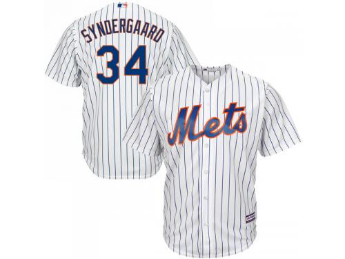 Noah Syndergaard New York Mets Majestic Official Cool Base Player Jersey - White