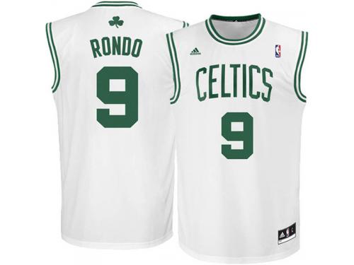 Rajon Rondo Boston Celtics adidas Replica Home Jersey - White