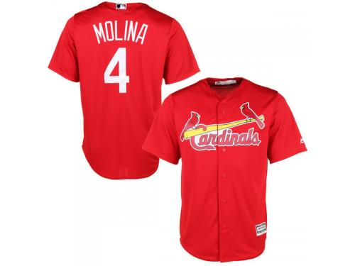 Yadier Molina St. Louis Cardinals Majestic 2015 Cool Base Player Jersey - Red