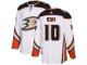 #10 Adidas Authentic Corey Perry Men's White NHL Jersey - Away Anaheim Ducks