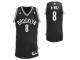 adidas Deron Williams Brooklyn Nets Youth 2013-2014 D-Will Replica Nickname Jersey - Black