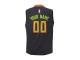 Atlanta Hawks adidas Youth Custom Road Jersey - Black