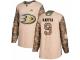 Men Adidas Anaheim Ducks #9 Paul Kariya Camo Veterans Day Practice NHL Jersey