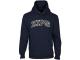 Men Akron Zips Arch Name Pullover Hoodie - Navy Blue