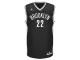 Men Brooklyn Nets Markel Brown adidas Black Replica Road Jersey