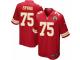 Men Nike Kansas City Chiefs #75 Cameron Erving Game Red Team Color NFL Jersey