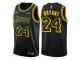 Men Nike Los Angeles Lakers #24 Kobe Bryant  Black City Edition NBA Jersey