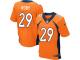 Men Nike NFL Denver Broncos #29 Bradley Roby Authentic Elite Home Orange Jersey