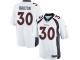 Men Nike NFL Denver Broncos #30 David Bruton Road White Limited Jersey