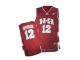 Men Nike SACA #12 Dwight Howard Red Basketball Authentic NCAA Jersey