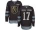 Men's Adidas NHL Vegas Golden Knights #17 Vegas Strong Authentic Jersey Black 1917-2017 100th Anniversary Adidas