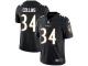 Nike Alex Collins Limited Black Alternate Men's Jersey - NFL Baltimore Ravens #34 Vapor Untouchable