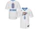 Russell Westbrook Oklahoma City Thunder adidas 2014-15 Pride Swingman Jersey - White