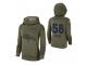 Women Denver Broncos #58 Von Miller 2018 Salute to Service Olive Team Logo Pullover Hoodie